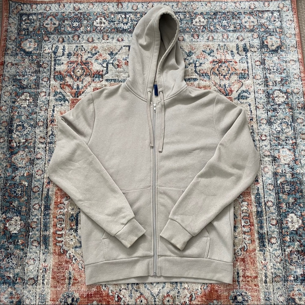 H&M Cream Zip Hoodie